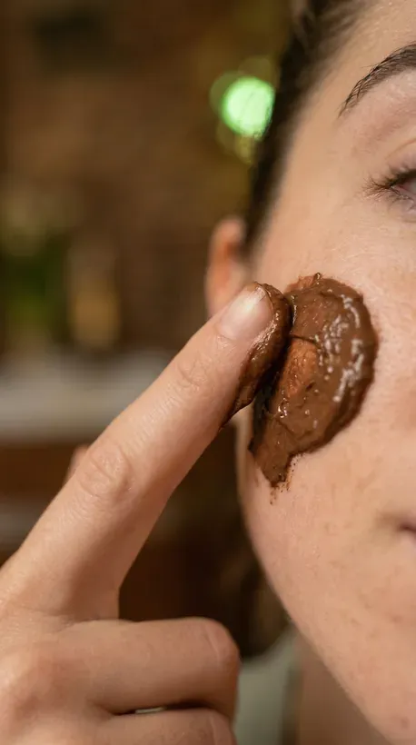 Máscara facial com extrato de cerveja
